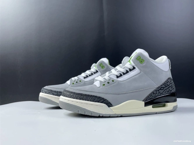 Retro Air 136064-006 Jordan 3 Chlorophyll 0907